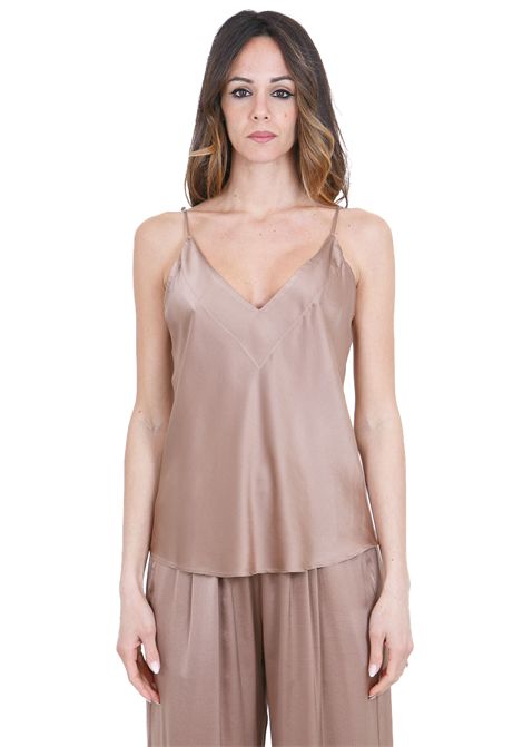 SILK SATIN SLIP FORTE FORTE | Top | 14585MYTOP3002